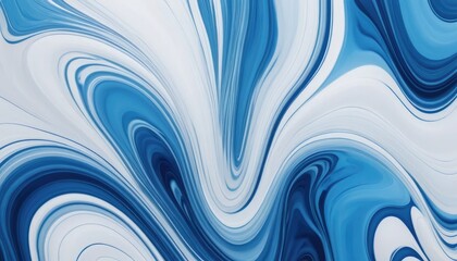Abstract light blue and white background with flowing wave-like pattern
