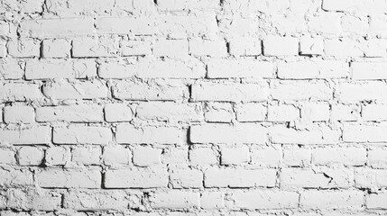 White plastering and painting brick wall white background