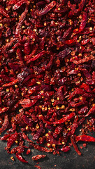 For cooking, dried red chilies, spicy condiments, backgrounds, wallpapers.