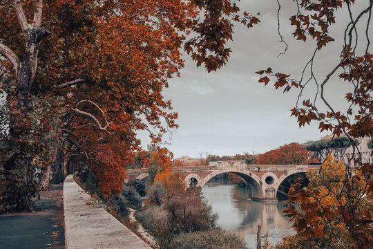 The Tiber is the third-longest river in Italy and the longest in Central Italy, rising in the Apennine Mountains in Emilia-Romagna and flowing 406 km through Tuscany, Umbria, and Lazio, where it is jo