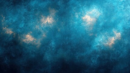 Fototapeta premium Abstract Teal and White Celestial Nebula: A Deep Space Fantasy