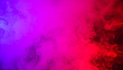 Crimson to violet smoke abstract background