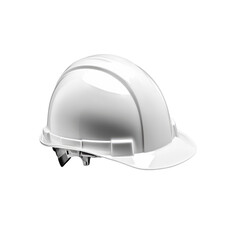 White Hard Hat Safety Helmet for Construction Workers and Engineers