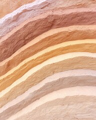 Abstract Geological Sediment Layers in Earth Tones