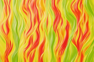 Vibrant, flowing, abstract design with bold colors.