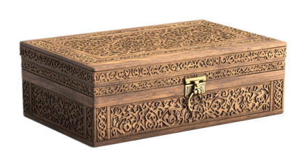 Zakat Collection Box for Charity Contributions - Isolated on White Background