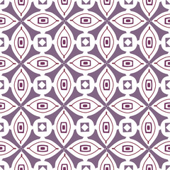 Abstract pattern with geometric shapes on white background for fabrics, wallpapers, wrapping paper and more.
