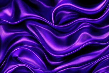 Obraz premium Deep purple, luxurious draped fabric
