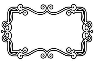 Ornate Rectangular Frame