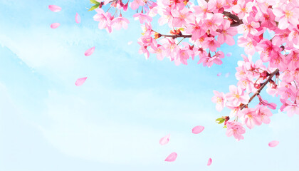 Cherry Blossom Cascade: A Delicate Spring Dream