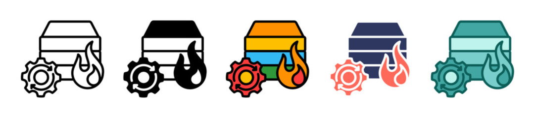 Disaster Recovery Multiple icon