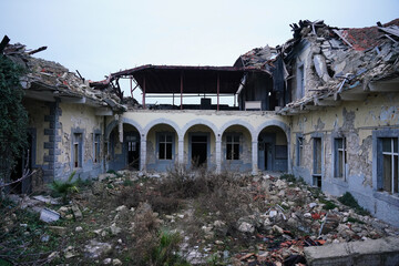 Damaged building in Antakya, Hatay after 6 February 2023 Earthquakes