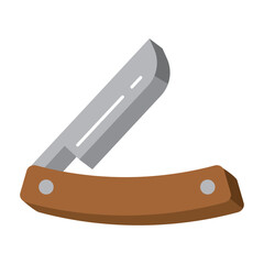 Pocket knife icon outline. Vector