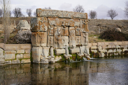 Eflatun Pinar Monument in Beysehir, Konya, Turkiye