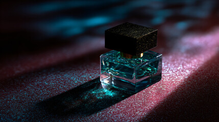 High-End Perfume Product Photo - Fashion Ad Style with Overhead Angle