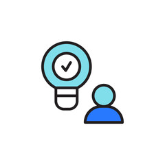 Teamwork and Business Collaboration Icon Representing Professional Partnership and Strategy Development in a Digital Office Environment