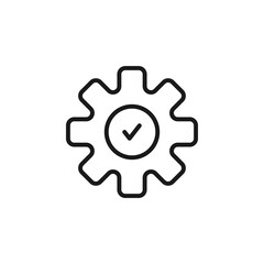 Teamwork and Business Concept with Gear Icon Symbolizing Collaboration and Strategy in a Corporate Environment Optimizing Success and Productivity