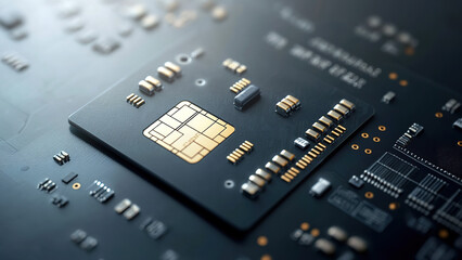 digital electronic chip components background, network 11