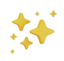 golden stars on white background