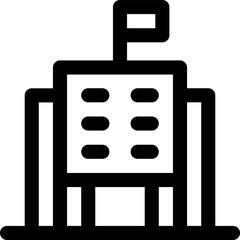 university illustration on a white background     