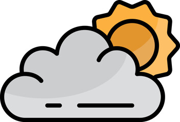 weather illustration on a white background     