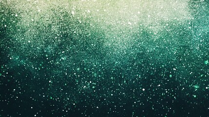 Obraz premium Teal and Green Glitter Gradient Texture