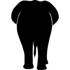Elephant silhouette
