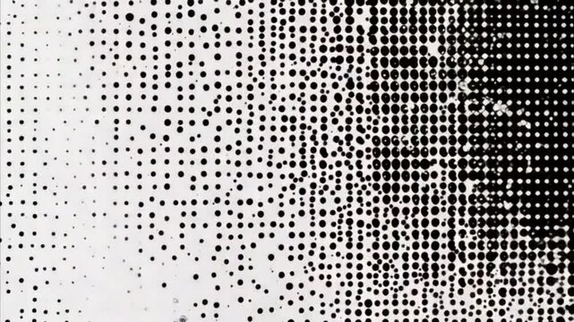 Black and white halftone pattern
