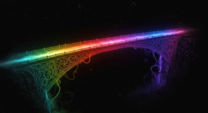 Bifrost Rainbow Bridge Depiction