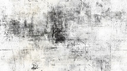 Fototapeta premium Abstract monochrome texture with mottled and streaked patterns.