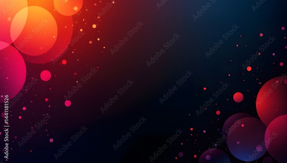Fototapete luminous grain a vibrant gradient play of abstract shapes and dynamic hues background