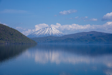 Mount Yotei as seen from Lake Toya
