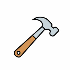 hammer isolated on white