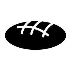 Dinner Food Bread Glyph Icon