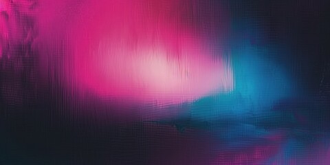 abstract textured background with vibrant pink and blue gradient blending softly with dark shadows creating a smooth and calming atmosphere