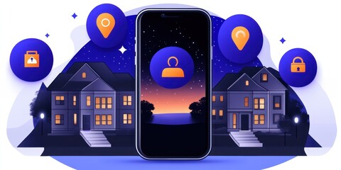 Mobile App Securely Monitors Homes At Night