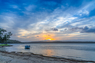 Sunset at Wallaga Lake