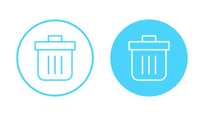 Trash icon vector. trash can icon. delete sign and symbol.