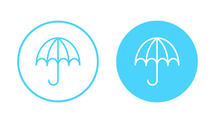 Umbrella icon vector. umbrella sign and symbol