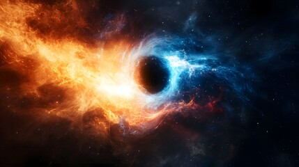 Cosmic horizon the collapse of a dying star into a black hole