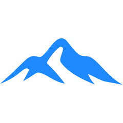 Minimalist Mountain Logo Illustration