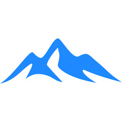 Minimalist Mountain Logo Illustration