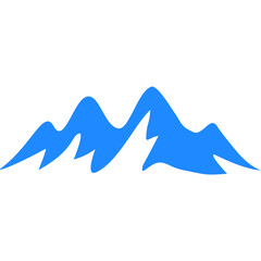 Minimalist Mountain Logo Illustration