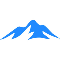Minimalist Mountain Logo Illustration