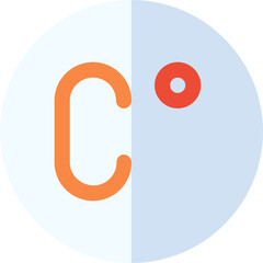 celsius illustration on a white background    