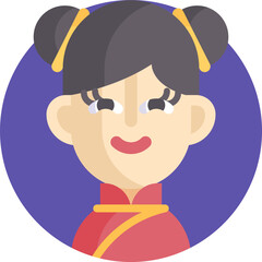 chinese illustration on a white background     