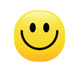 Emoji icon. Happy and smiling Emoticon vector 