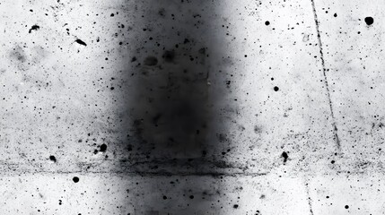 Obraz premium Abstract grayscale texture with vertical markings and speckles.