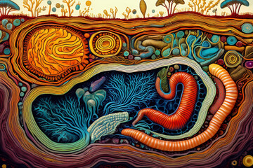  Microcosmos subterráneo en arte maximalista 03