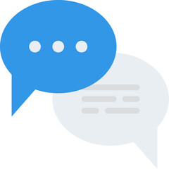 communication illustration on a white background    